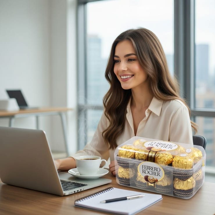 Цукерки Ferrero Rocher 200 г – доставка квітів у Київ