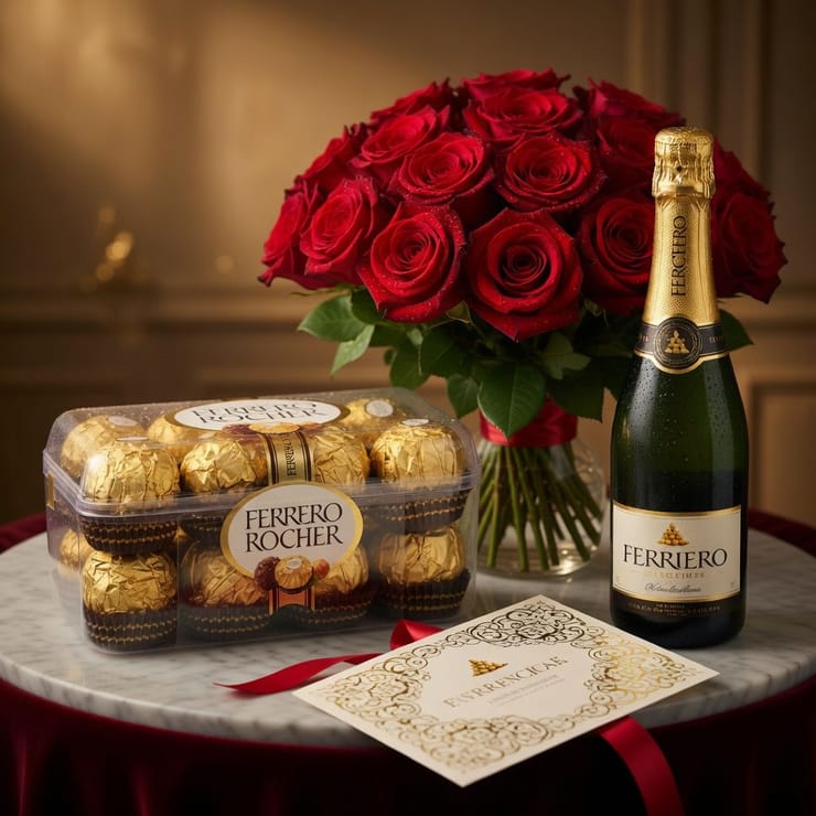Цукерки Ferrero Rocher 200 г – доставка квітів у Київ