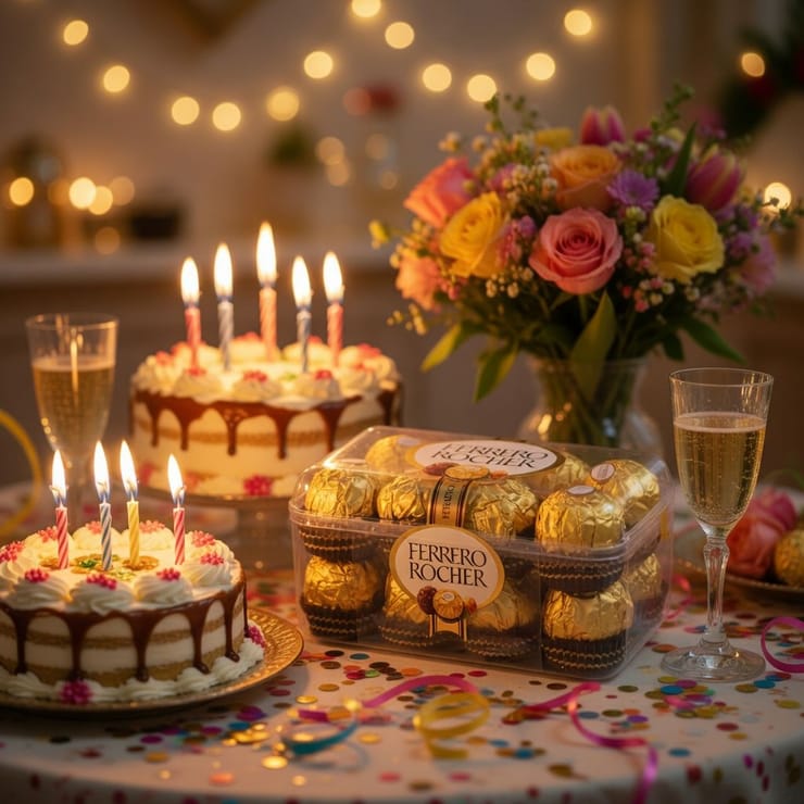 Цукерки Ferrero Rocher 200 г – доставка квітів у Київ